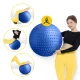 4FIZJO Sensory Massage Exercise Ball with Spikes 65 cm, Blue