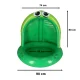 Inflatable Kids Pool with Canopy Frog, 95 cm