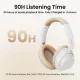 Wireless Headphones Ugreen HP202 HiTune Max5 Hybrid ANC White