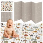 Double-sided Foldable XPE Foam Play Mat Pad Rug for Kids, 180x160cm