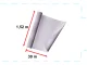 Self-Adhesive Brushed Metal Vinyl Wrap Roll, Grey, 1.52x30 m