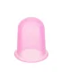 Silicone Vacuum Suction Body Face Massage Cups 4 pcs + Manual Anti Cellulite Massage Roller, Different Colors