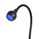 Glow Snake UV LED Desk Lamp for Manicure, Black