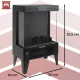 Kaminer Embego 2000W Electric Heater with Flame Effect