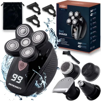 Berdsen BD-265 Electric Shaver, Black