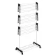 Massido Delia Vertical Clothes Drying Rack, 15 m, White