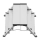 Hailo D60 StandardLine Double-Sided Folding Step Ladder, 2x3 Steps