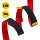 4Fizjo 1710 Stretching and Yoga Strap, Red/Black