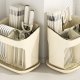 Cutlery Drainer and Kitchen Organizer, Beige