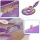 Inflatable Swimming Ring with Glitter and Mermaid Tail Galaxy, 94 cm