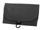 Foldable Travel Toiletry Bag with Hanging Hook, Black