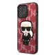 Karl Lagerfeld Monogram Ikonik Patch Case for iPhone 13 Pro / 13, Red