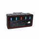 LED Strobe Light Kit for Trucks 4pc 12V with 10 Flash Modes and Remote, Amber