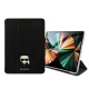 Karl Lagerfeld iPad Pro 12.9\" (2021) Saffiano Karl Head Case Black