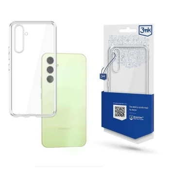 3Mk Clear Case Silicone Cover for Samsung Galaxy A54 5G, Transparent