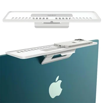 SODI 312 monitor shelf for iMac and other displays, white