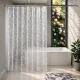 Shower Curtain 180x180 cm, Transparent Matte