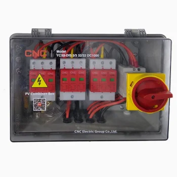 Solar PV Combiner Box DC 3 In 3 Out 1000V IP66