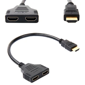Generic AK316 HDMI Splitter 1 to 2 Ports FullHD Black