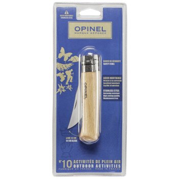 Opinel No. 10 saliekamais nazis, nerūsējošais tērauds