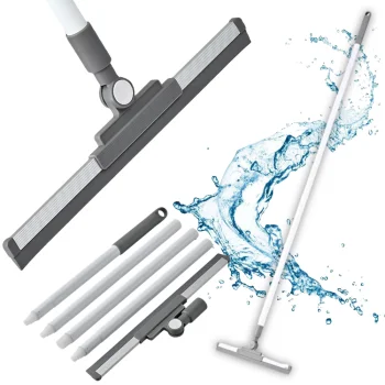 Floor and Window Squeegee Water Sweeper 135cm, Grey