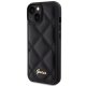 Guess iPhone 15 Case Quilted Metal Logo, Black