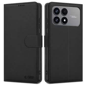 Tech-Protect Wallet Case for Xiaomi Poco F8, Black