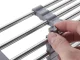 Telescopic Over-the-Sink Dish and Vegetable Drainer, Grey