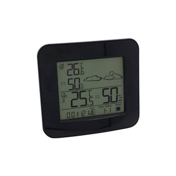 Mebus 40715 Wireless Weather Station Black