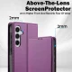 Samsung Galaxy A55 ( SM-A556B/DS ) LC.IMEEKE PU Leather Wallet Protective Book Case Cover, Purple