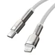 USB-C to Lightning Cable Baseus Cafule 20W 1m White