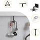 Rotating Kitchen Hanger with 6 Hooks AG880A, Black