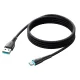Joyroom SA32-AC6 100W USB-A to USB-C Cable, 1m, Black