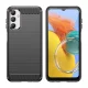 Flexible Carbon Pattern Case for Samsung Galaxy M14 Carbon Case, Black