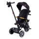 ECOTOYS Kids Tricycle Stroller with Rotating Seat and Push Handle, Black