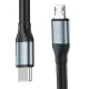 3mk Hyper Cable N-SERIES USB-C to Micro USB Cable 1m 10W - Black