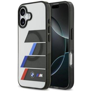 BMW M IML Metal Buttons Tricolor Lines MagSafe Phone Case Cover iPhone 17 - Gray