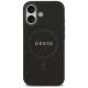 Guess Saffiano Classic Logo MagSafe Phone Case Cover iPhone 17 - black
