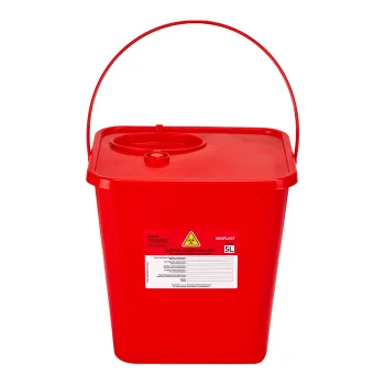 Medical Waste Container 5 L, Red