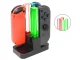 Joy-Con Charging Station for 4 Nintendo Switch Controllers with LED