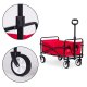 Folding garden and beach transport cart MultiGarden 48x90 cm red