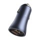 Baseus Golden Contactor Pro 2x USB-A 40W automašīnas lādētājs QC SCP FCP AFC - pelēks | Phone Car Charger