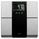 Ruhhy 00024638 Analytical Bathroom Scales with LCD, Black/Silver