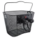 Black Metal Bicycle Basket with CLICK Quick-Release Mount