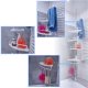 Bathroom corner shelf for shower telescopic 4 shelves hangers adjustable height 165-320 cm