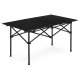 MultiGarden Folding Camping Table 95x55 cm, Black