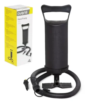 Avenli Manual Hand Pump for Air Mattresses, Black