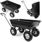 Humberg 4871 Garden Dump Cart 75L - Durable & Versatile Yard Trolley
