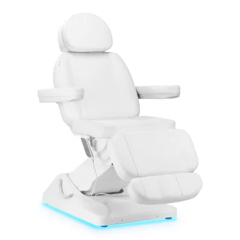 Sillon Luxury Electric Cosmetic Chair with 3 Motors, White