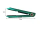 Cordless Ceramic Hair Straightener 2-in-1 with LCD and Power Bank, Green